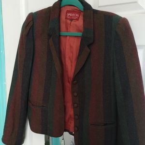 Vintage Sasson Striped Blazer